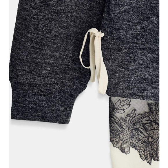 Zara Soft Effect Combination Dress - Picture 8 of 8